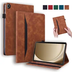 Étui portefeuille en cuir PU de luxe pour tablette Samsung Galaxy Tab A9 Plus, housse SM X210, Xgem, X216, 11 pouces