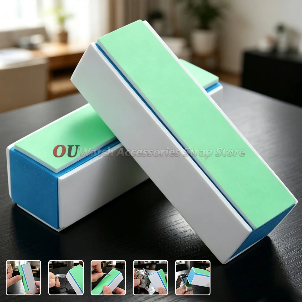 For Watchmaker 1/3/5pcs Watch Cleaner Rod 4 Sides Mesh Polishing Files Wrist Watch Parts Clean Polish Tool Rod Accessories Tools