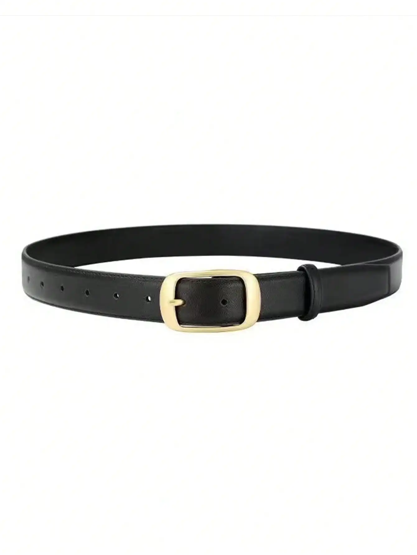 A golden pin buckle braided band for everyday versatile use