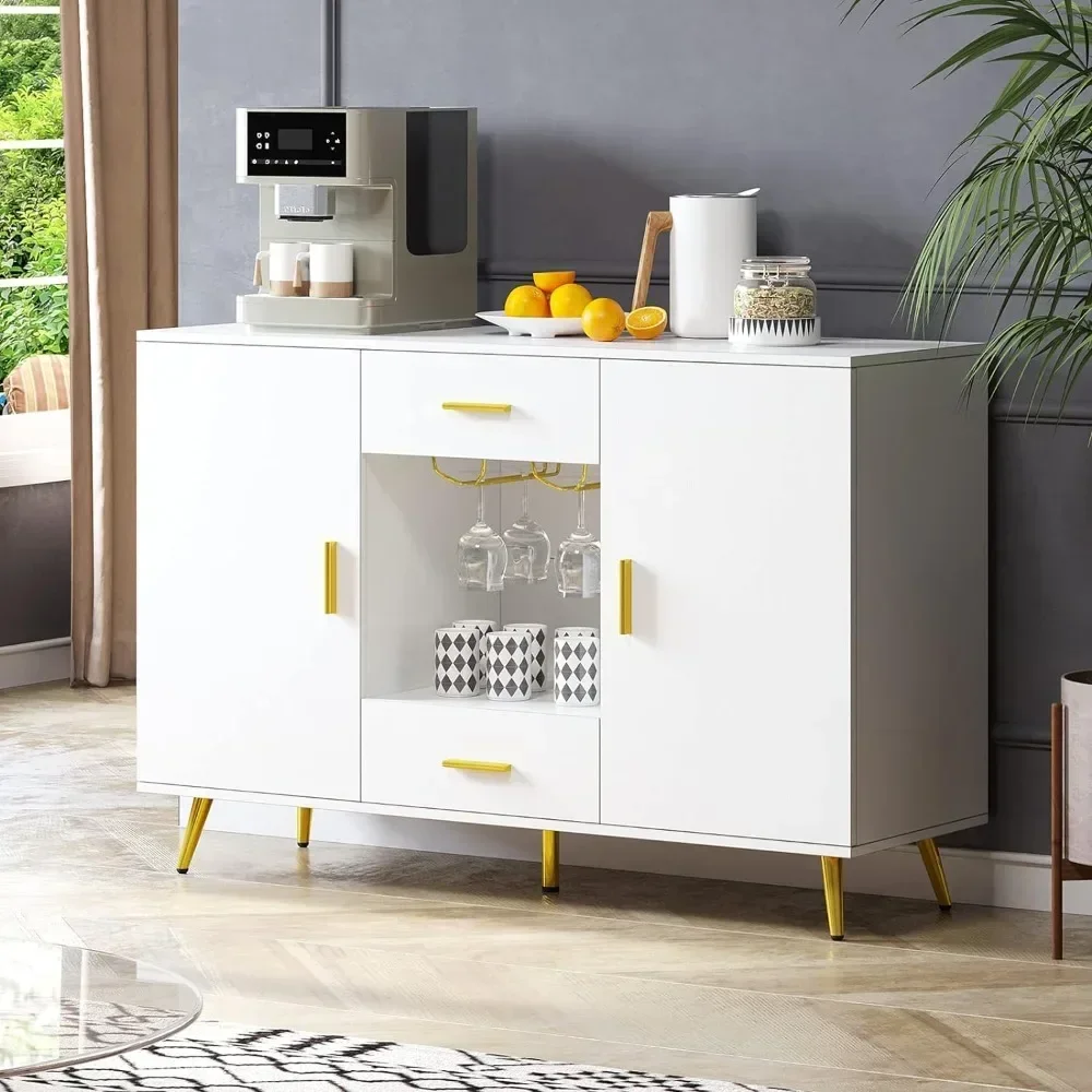 #For Kitchen White Buffet Cabinet Wine Glass Holder Dining Room Sideboard Buffet Cabinet Locker
