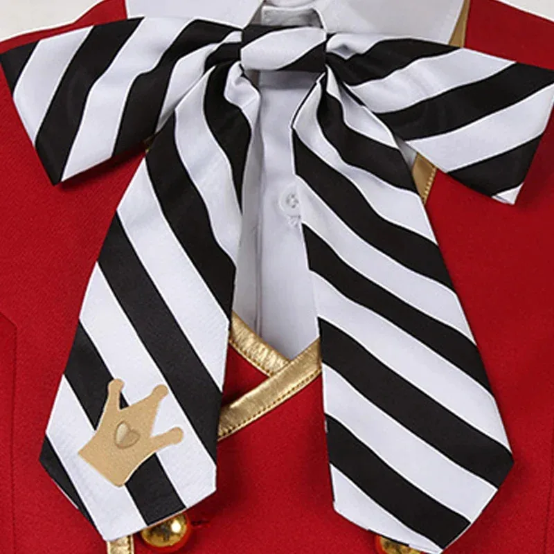 LQMINISO Riddle Rosehearts Cosplay Twisted-Wonderland Riddle Rosehearts Costume Clothes Wig Halloween Outfits Costumes for Adult