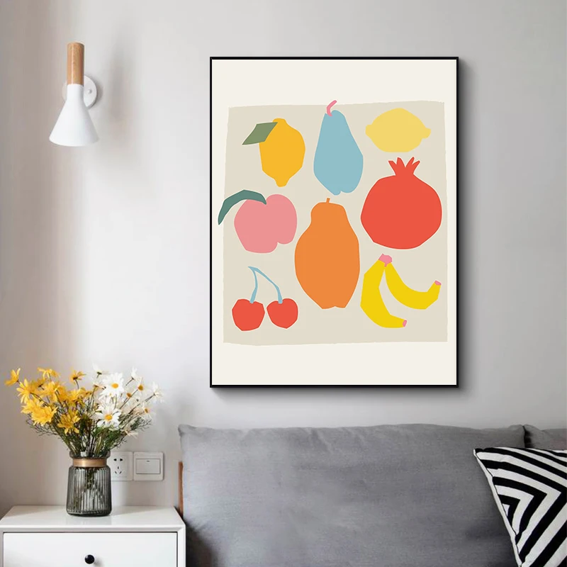 أطفال قراءة الملصقات الملونة لطيف طفل الفصول الدراسية الحديثة الحضانة يطبع حائط لوح رسم صور ديكور غرفة الطفل المنزل #4