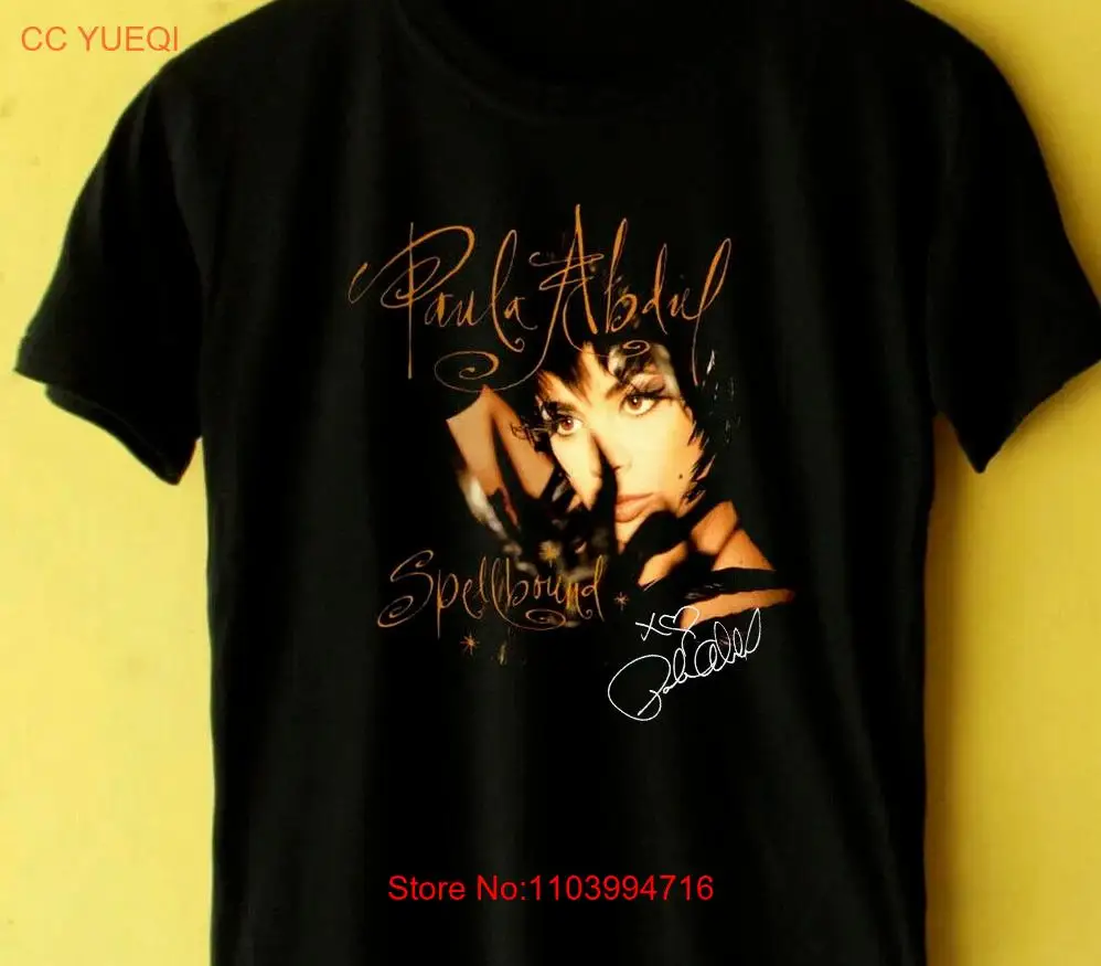 Spellbound Album Paula Abdul Cotton Black All Size Men Women Shirt