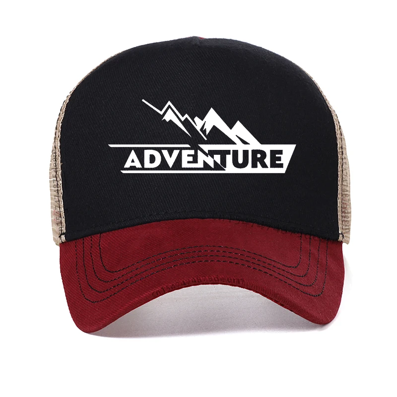 

outdoors Adventurer caps for men fashion unisex Summer Mesh Breathable Trucker hat cool Mountaineering Camping Baseball Cap