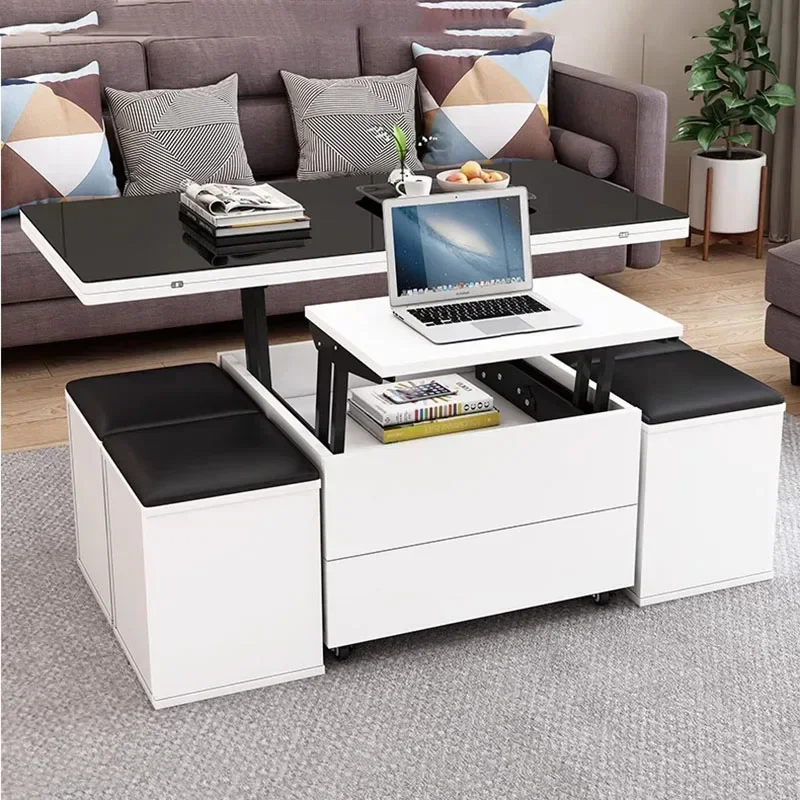 

Lift Up Room Coffee Table Trau White High Nordic Mobile Coffe Table Mesa Lateral Modern Stoliki Do Kawy Bedroom Furniture