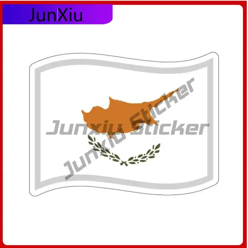 

Cyprus Flag Sticker Cypriot Stickers Decorations Suv Bodywork Guitar Motorcycle Helmet Pickup Windshield Laptop Phone Bumper