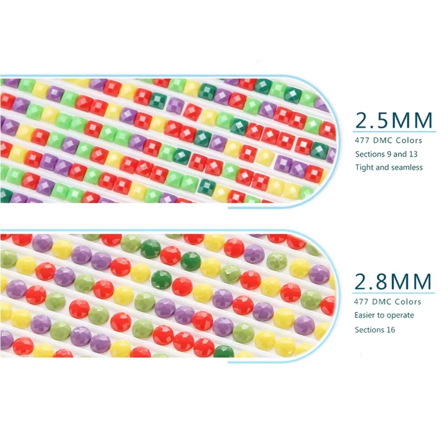 مجموعات الطلاء الماسي DIY مقاس كبير بيديين تحمل الغابات المطيرة المذهلة مع تتالي، العديد من الحيوانات والعديد من الطيور الجميلة