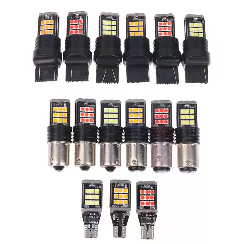 1Pcs T20 1156 T15 3030 24SMD Led Car LED Reversing Light Car Turn Signal Lamp Brake Tail Backup Red Light