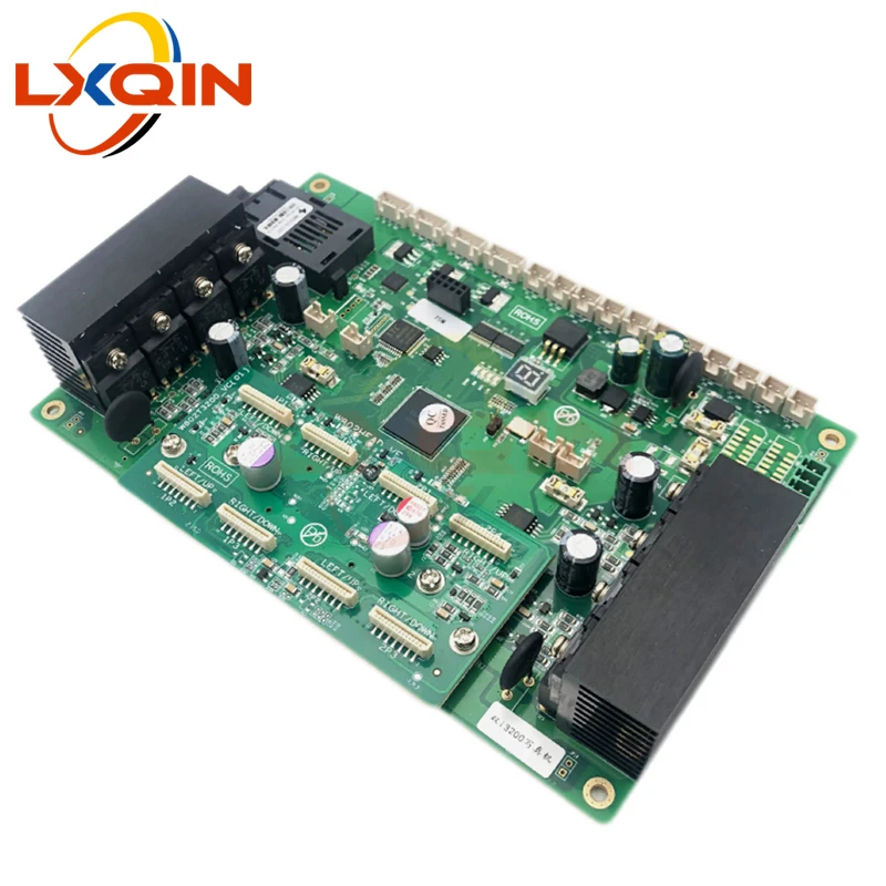 LXQIN i3200 double head Wellprint UV carriage board W802HEAD-VE optical fiber version for Epson i3200 double head board