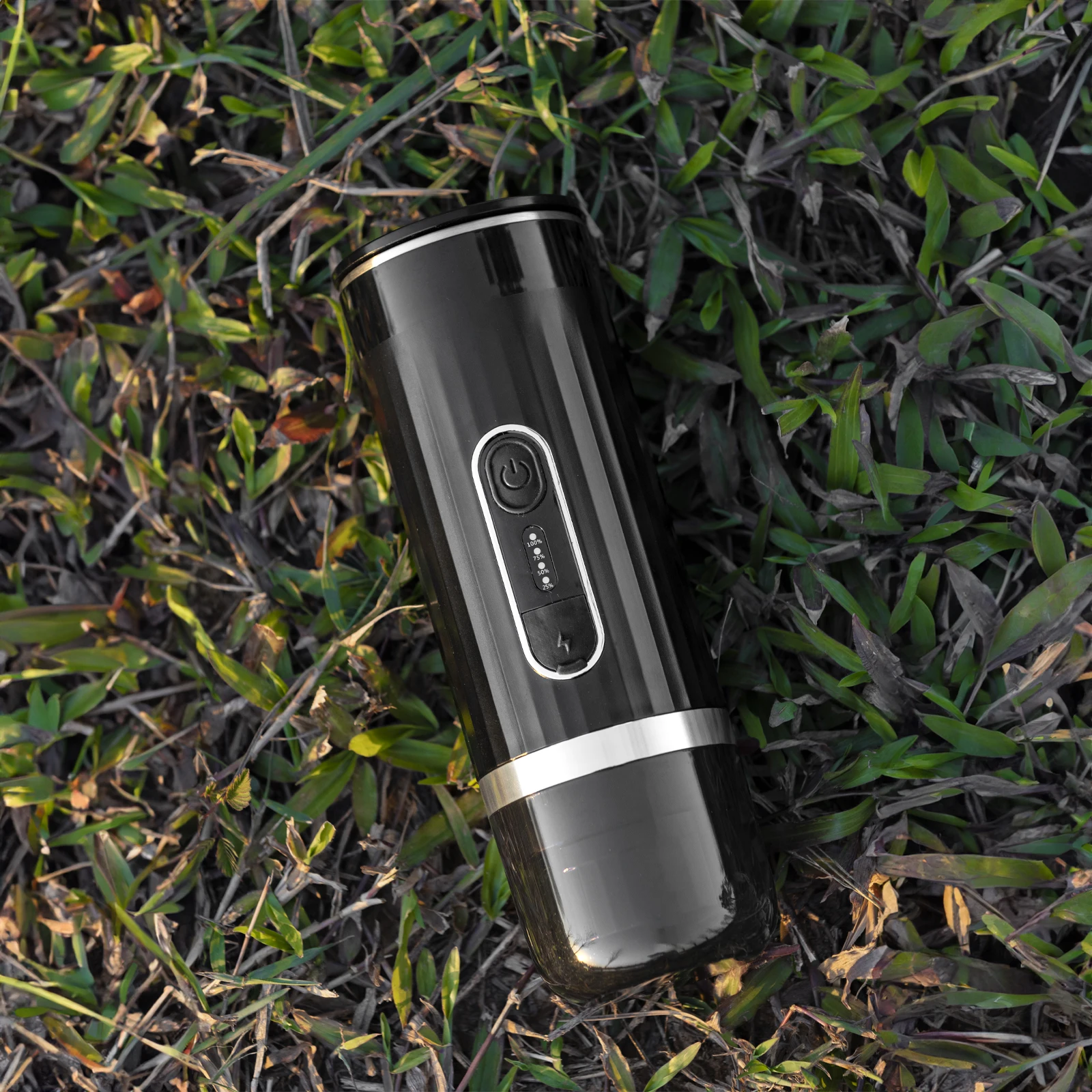 ماكينة صنع القهوة المحمولة 3 في 1 للشحن اللاسلكي في الهواء الطلق وتدفئة أوتوماتيكية 20 بار ماكينة إسبريسو ذات ضغط قوي