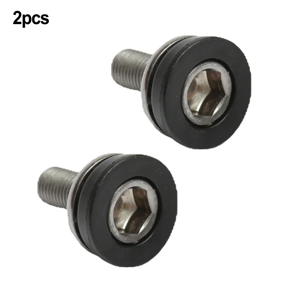 

2pcs Bike Bicycle Hex Head Crank Arm Bolts M8x15mm Waterproof Sealing Screw Mountain Bikes Screws Cycling Accessories Parts