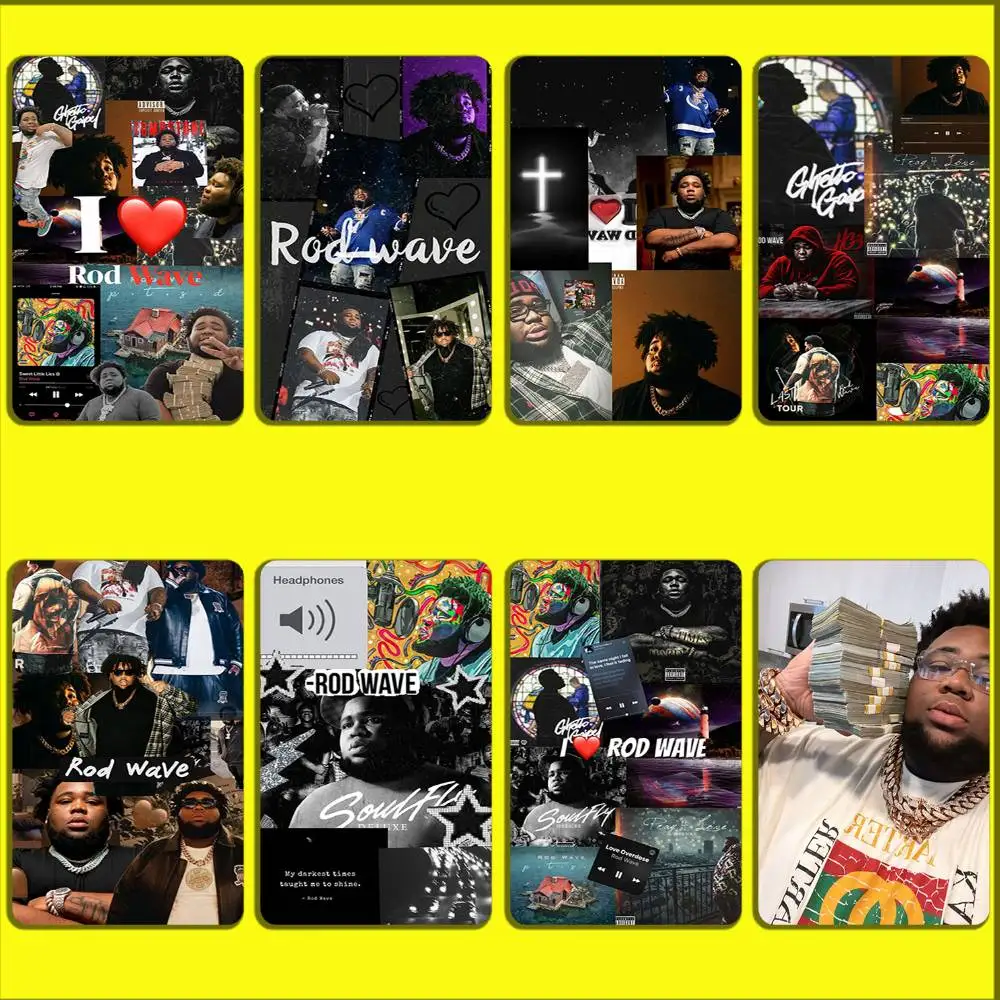 

Singer R-Rod Wave Albums Card Stickers For Debit Bank Credit Cards Metro Bus Pass Sticker Decoration Cover Skin