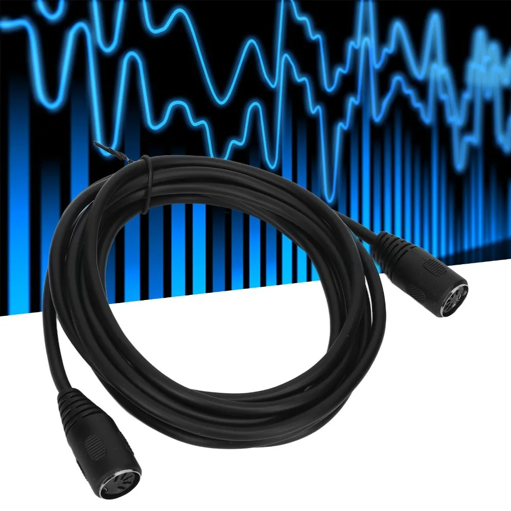 PVC DIN 5Pin Female to DIN 5Pin Female Adapter 3 Meters/9.8ft Plug and Play Female to Female Adapter Cable Extension Cable