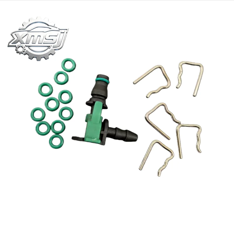 

10 unidades de conectores piezoeléctricos CRIN para inyectores Common Rail, juntas de válvula solenoide y circlips para Siemens