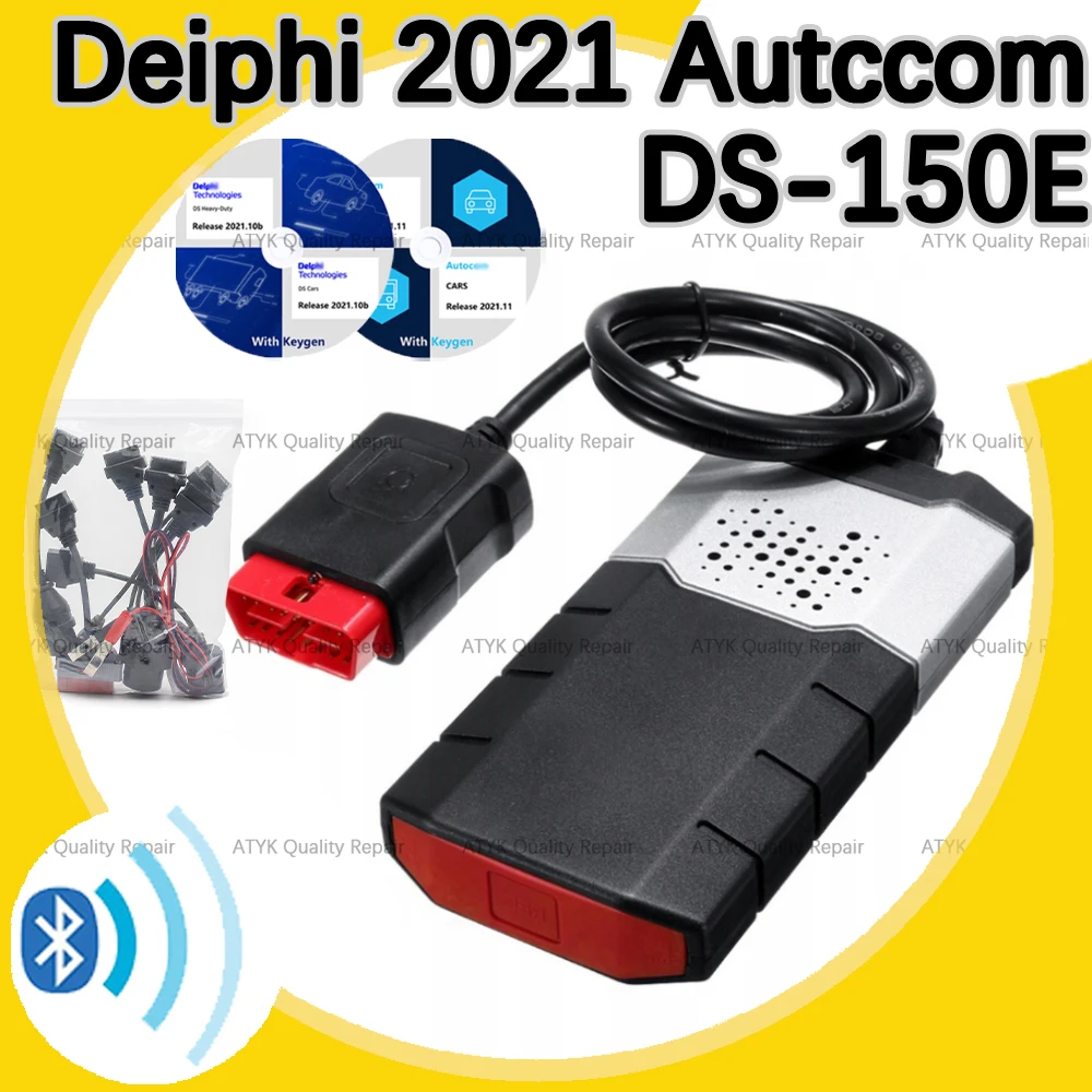 

DS-150E Bluetooth with keygen del-phi 2021 Auto-com Ds-150 obd2 scanner diagnostic pour voit inspection tools tuning cars trucks