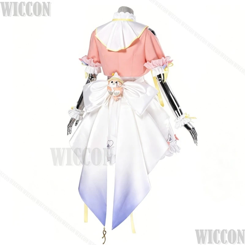 Otori Emu Game Project Sekai: Colorful Stage! Cosplay Pink White Lolita Sweet Dress Pink Wig Woman Halloween Navidad Carnaval view 5