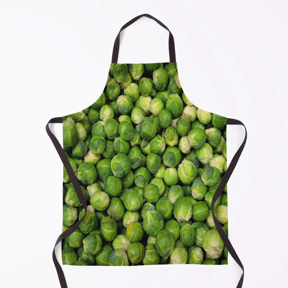 Quirky Brussels Sprout Cell Phone Case Apron Men kitchen professional hairdressing Kitchens For Men Women's Kitchen Apron