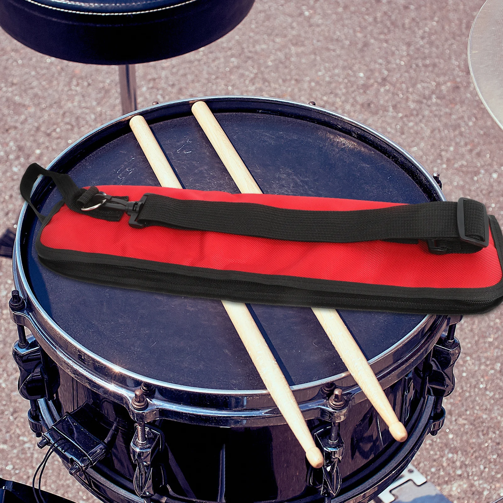 

1Pcs Practical Drum Stick Bag Wear-Resistant Comfortable Carry Large Volume Drum Stick Bag Instrument Supply Drumstick Bags