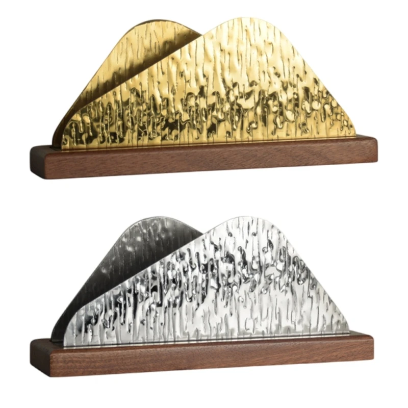 

Elegant Crackle Pattern Tissue Holder Stainless Steel and Table Decors Suitable for Home and Restaurants