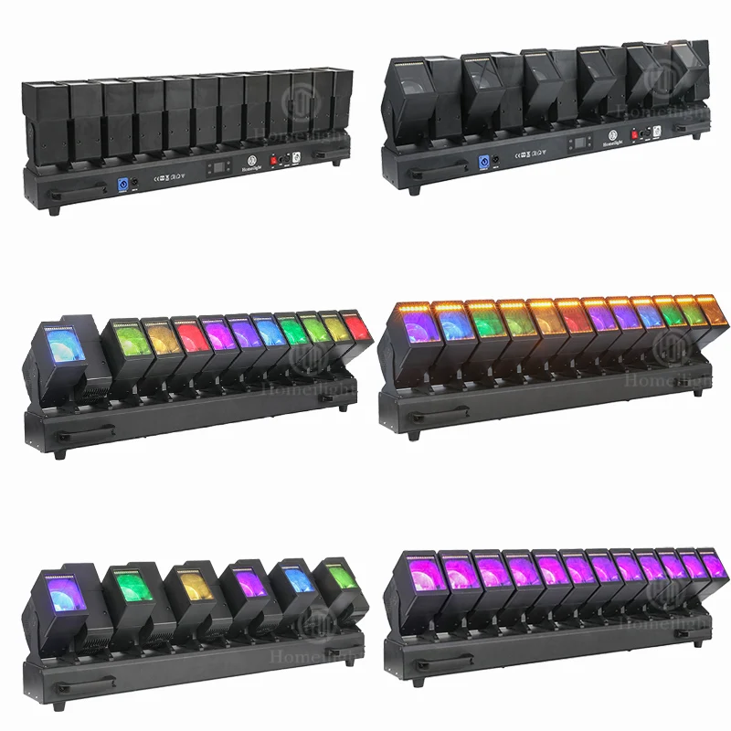 10*60w Dmx Rotating Pixel Bar Beam Zoom Wall Wash 10x60w Rgbw 4in1 Led Moving Head Light With LED Strips Light
