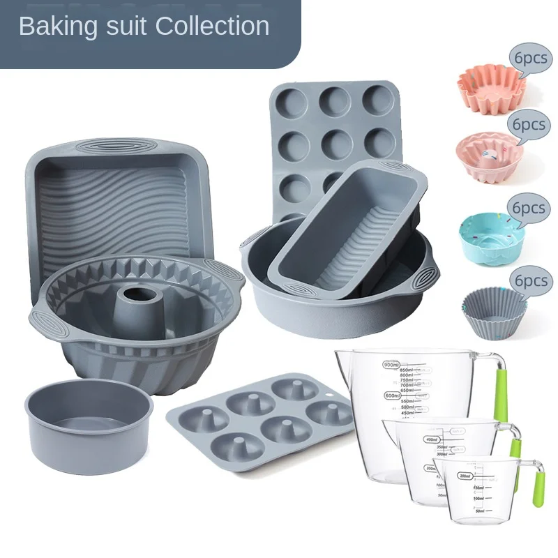 Mini Food Grade Madeleine Silicone Cake Mold Cookie Mold DIY Shell Baking Pan Mould Kitchen Bakeware Accessories