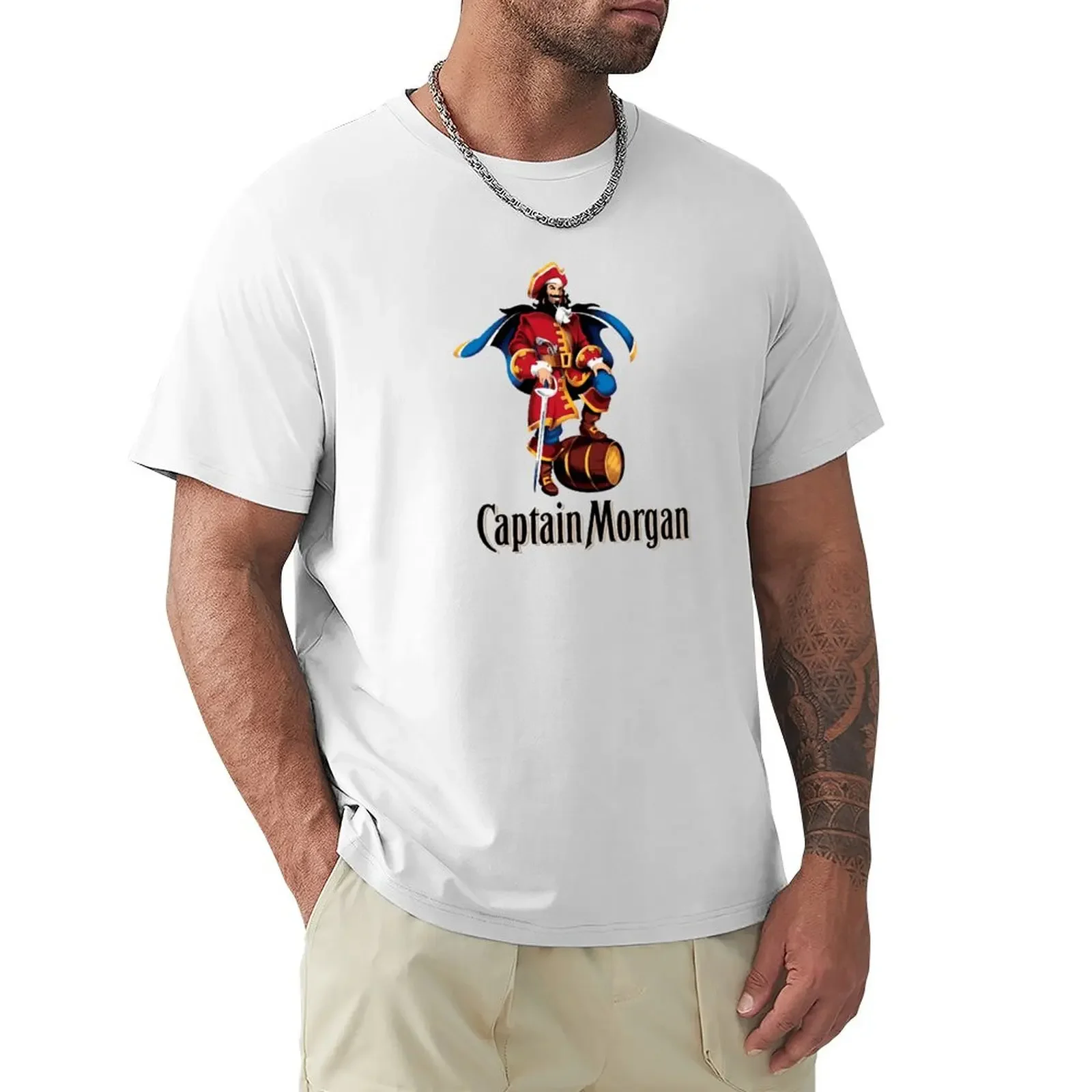 Sailing with Captain Morgan Top T-shirt Blouse Aesthetic clothing sublime t shirts for men graphic