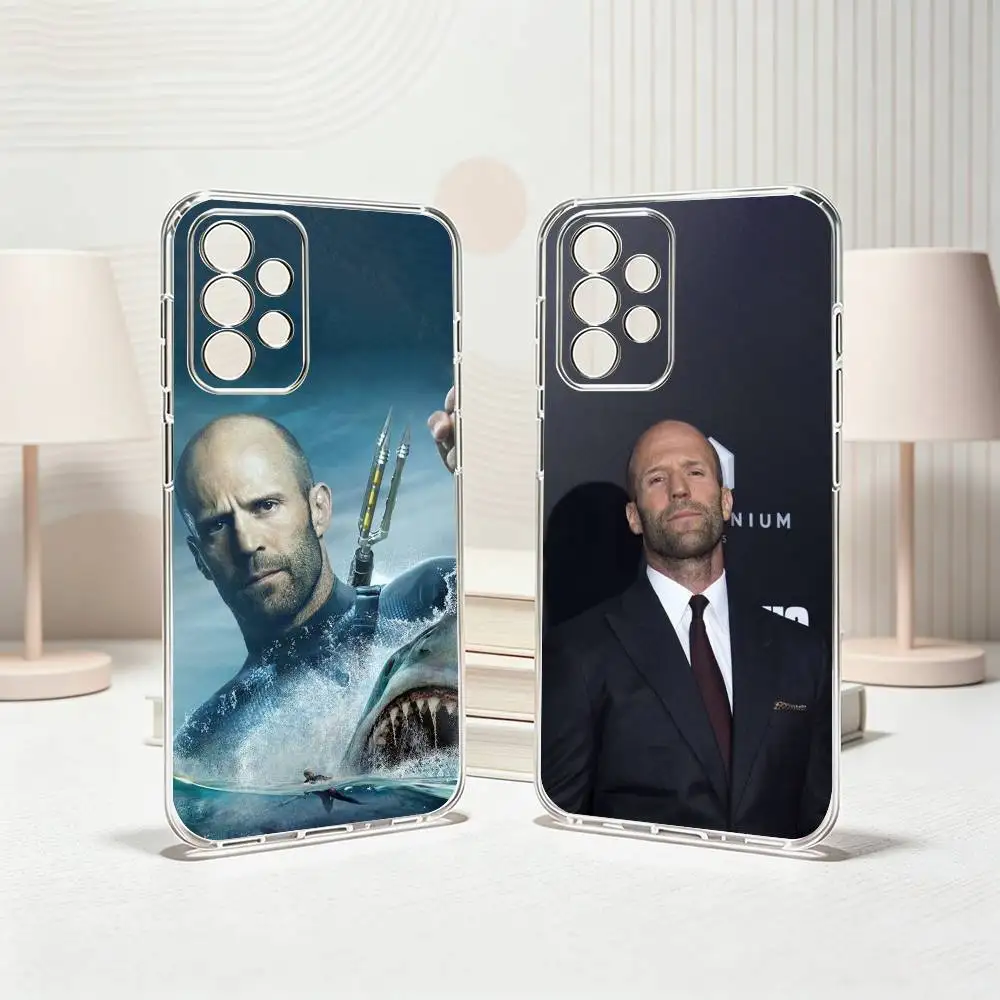 British Tough Guy Jason S-Statham  Phone Case For Samsung S25,S24,S21,S22,S23,S30,Ultra,S20,Plus,Fe Transparent Cover Gift