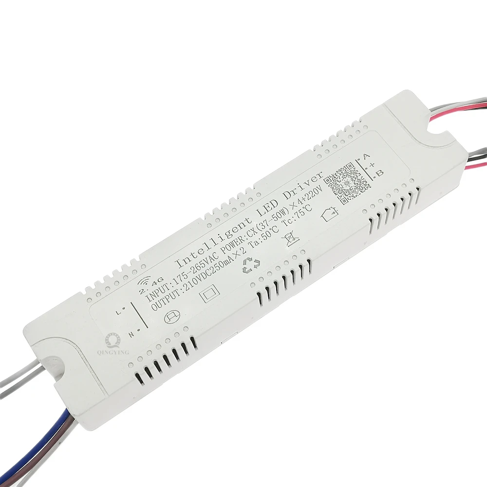 1pcs 2.4G LED Driver Module 37-50Wx4 +220V RF Remote & APP Control Color Dimming and Changeable Transformer For Ceiling Lamp