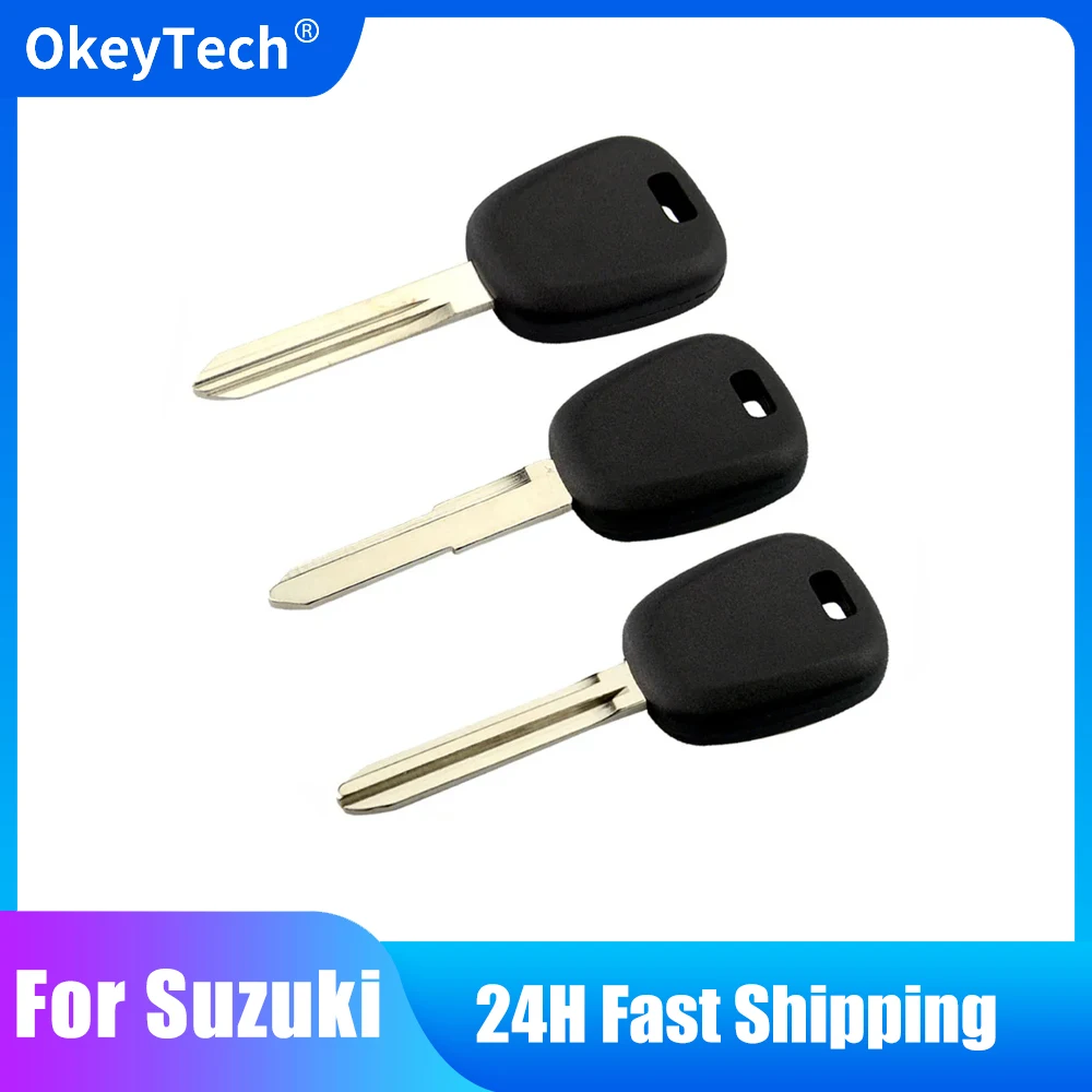 

OkeyTech Transponder Chip Replacement Car Key Shell Cover Case Fob Uncut TOY43 SZ18 Blade For Suzuki Swift Liana Vitara