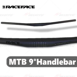 Raceface Next Matte Black MTB 9degree Full Carbon Mountain Bike Handlebar 31.8mmx680-760mm Bicycle Parts