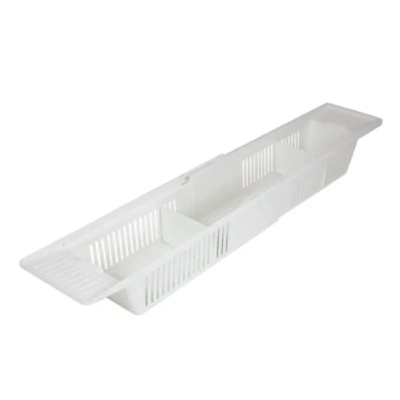 

S372 Plastic Bath Tub Storage Basket Childs Toy Organizer, White