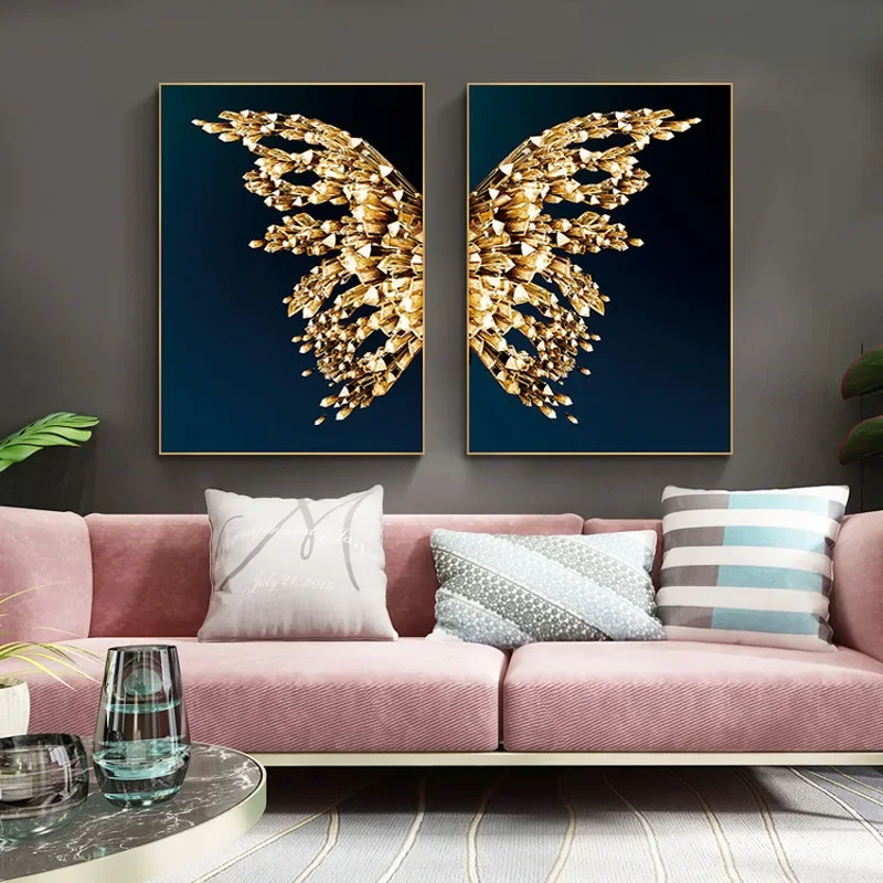 

DIY full Diamond Embroidery,Round Diamond 5D Two triptych butterfly bedroom Living room decoration rhinestone Diamond painting