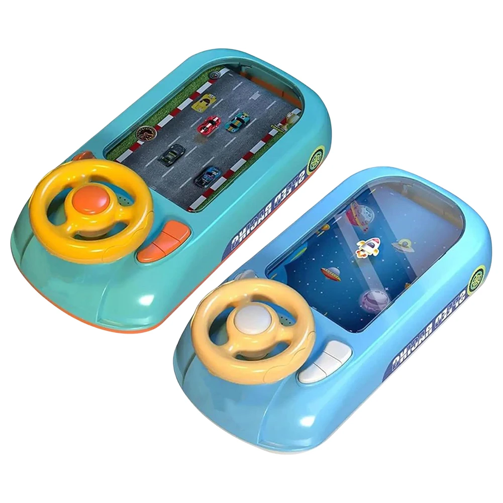 Driving Simulator with Music and Vehicle Sound Effects Interactive Simulation Racing Toy Driving Games for Boys Girls Xmas Gifts