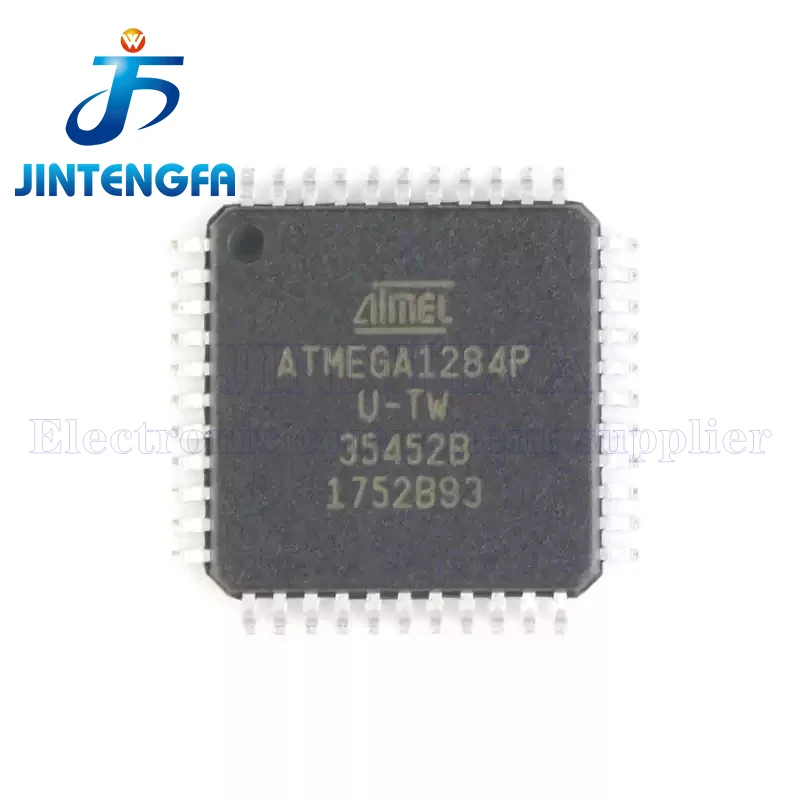Original ATMEGA1284P-AU TQFP-44 Chip Microcontroller 8-bit 128K Flash Memory JINNTEVA