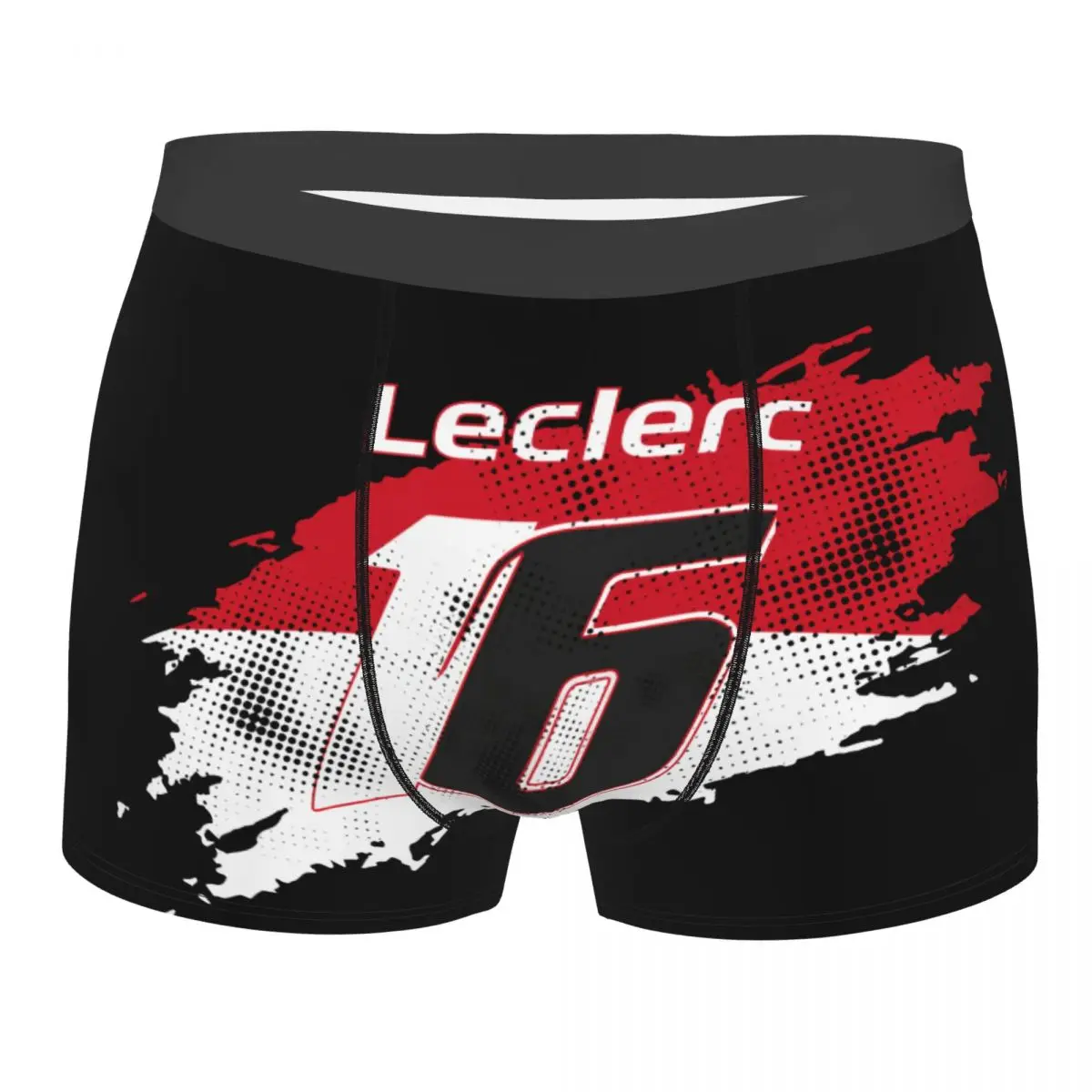 Custom Male Fashion LEC16 Racing Driver Rising Star Underwear Motorsports Boxer Briefs Breathable Shorts Panties Underpants