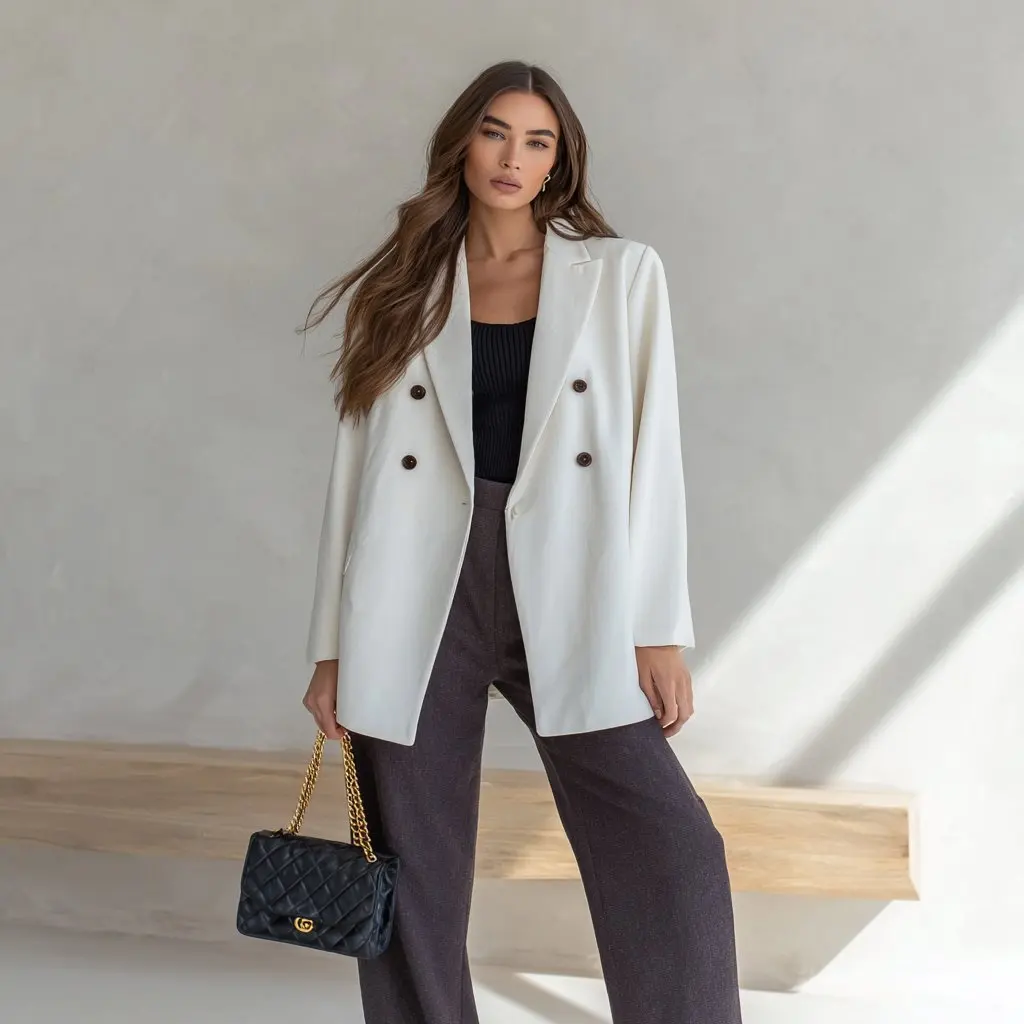 

Свободное женское платье с длинным рукавом в повседневном стиле, прямое платье с рукавами-трубой, весенне-осенний модный тренд