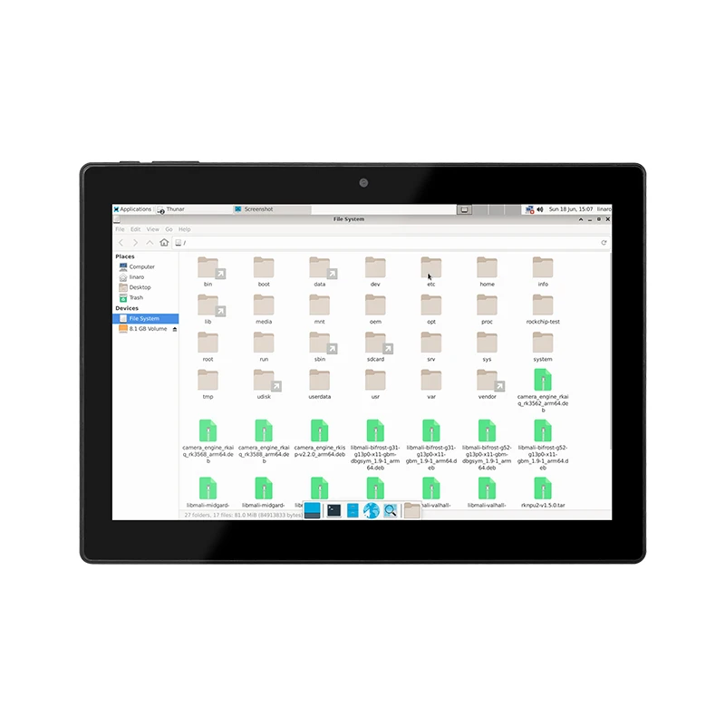 كمبيوتر لوحي ذكي احترافي داخل الحائط للتحكم في أتمتة المنزل أندرويد/لينكس/ديبيان/أوبونتو/بيلدرووت 32 جيجابايت Me #2