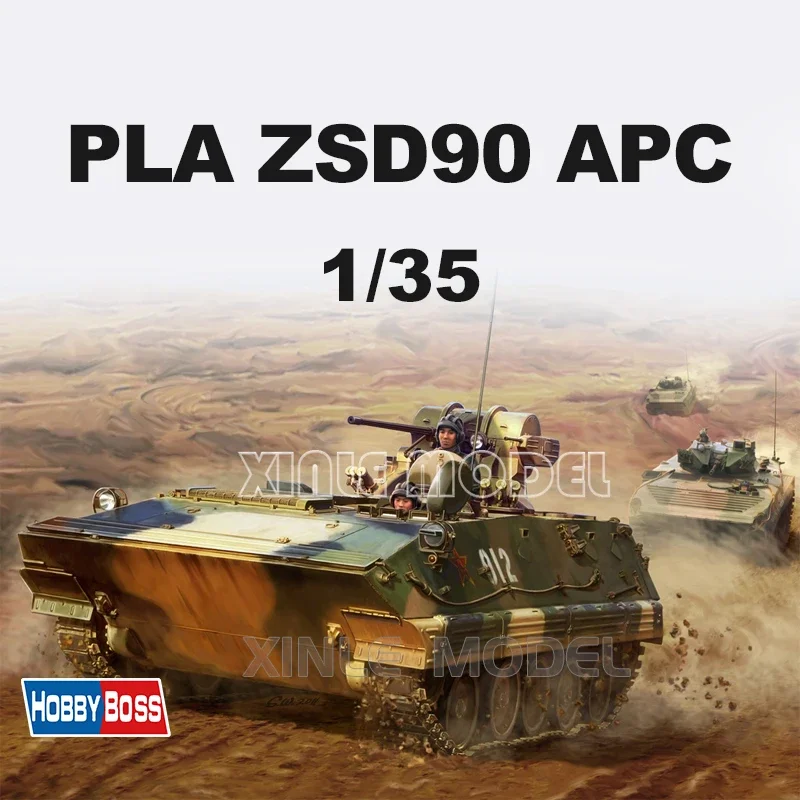 

Комплект модели пластикового собранного танка Trumpeter 82473, китайский бронированный конвейер ZSD90 (капля) 1/3