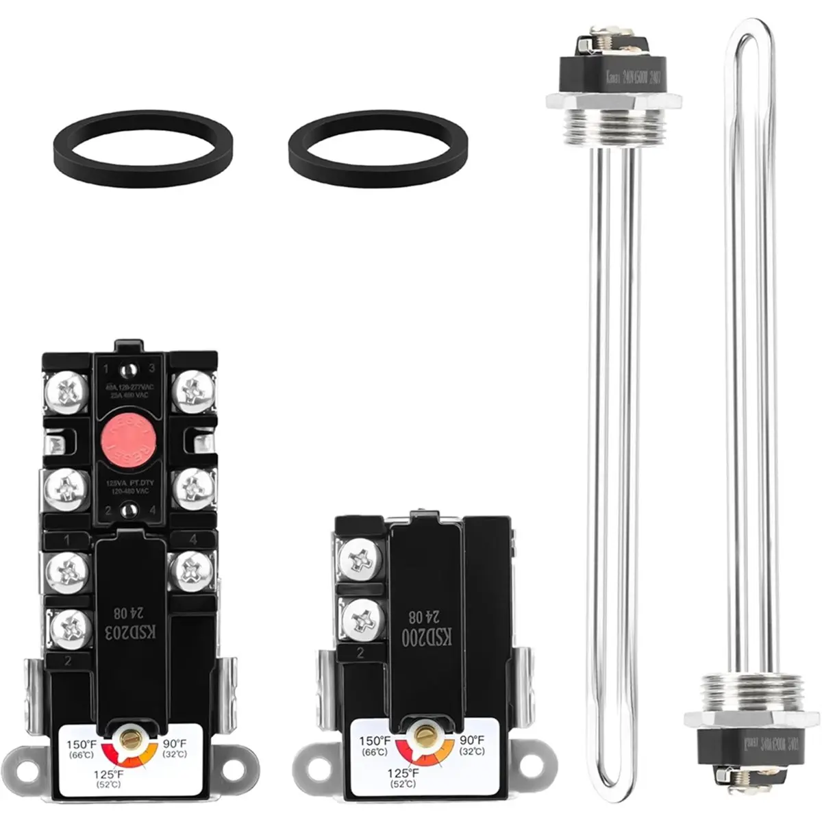 DT38 Electric Water Heater Tune-Up Kit, Water Heater Parts Fit for Most Electric , Heater Elements