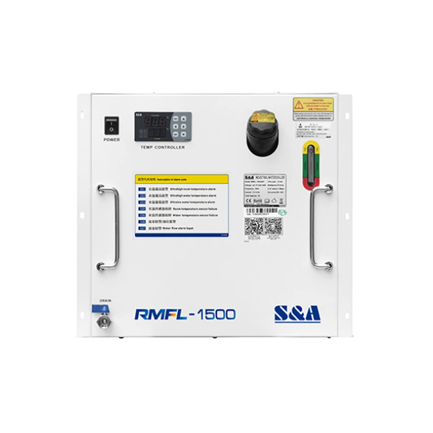 

S&A 1.5KW Rack Mount Chiller RMFL-1500ANT/RMFL-1500BNT For 1500W Handheld Laser Welding Machine