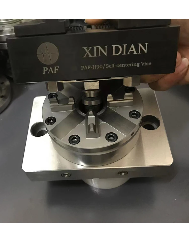 CNC Self-centering Vise Four-axis Five-axis Concentric Precision Fixture EDM Copper Male Electrode Special-shaped Soft Jaw