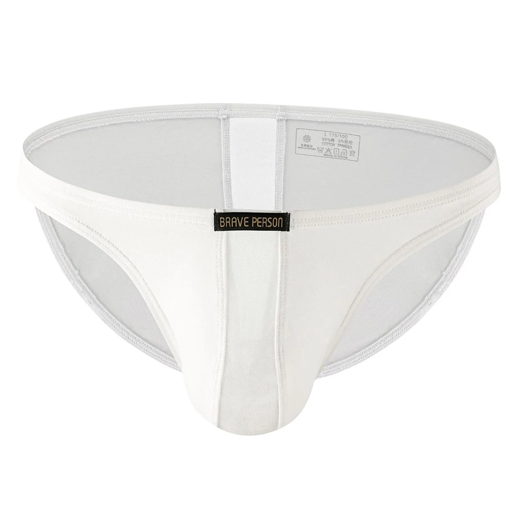 

Briefs For Daily Wear Thin Mesh Underwear Breathable Briefs Daily Fashion White Men\\\\\\\\\\\\\\'s Low Waist Sexy Underwear