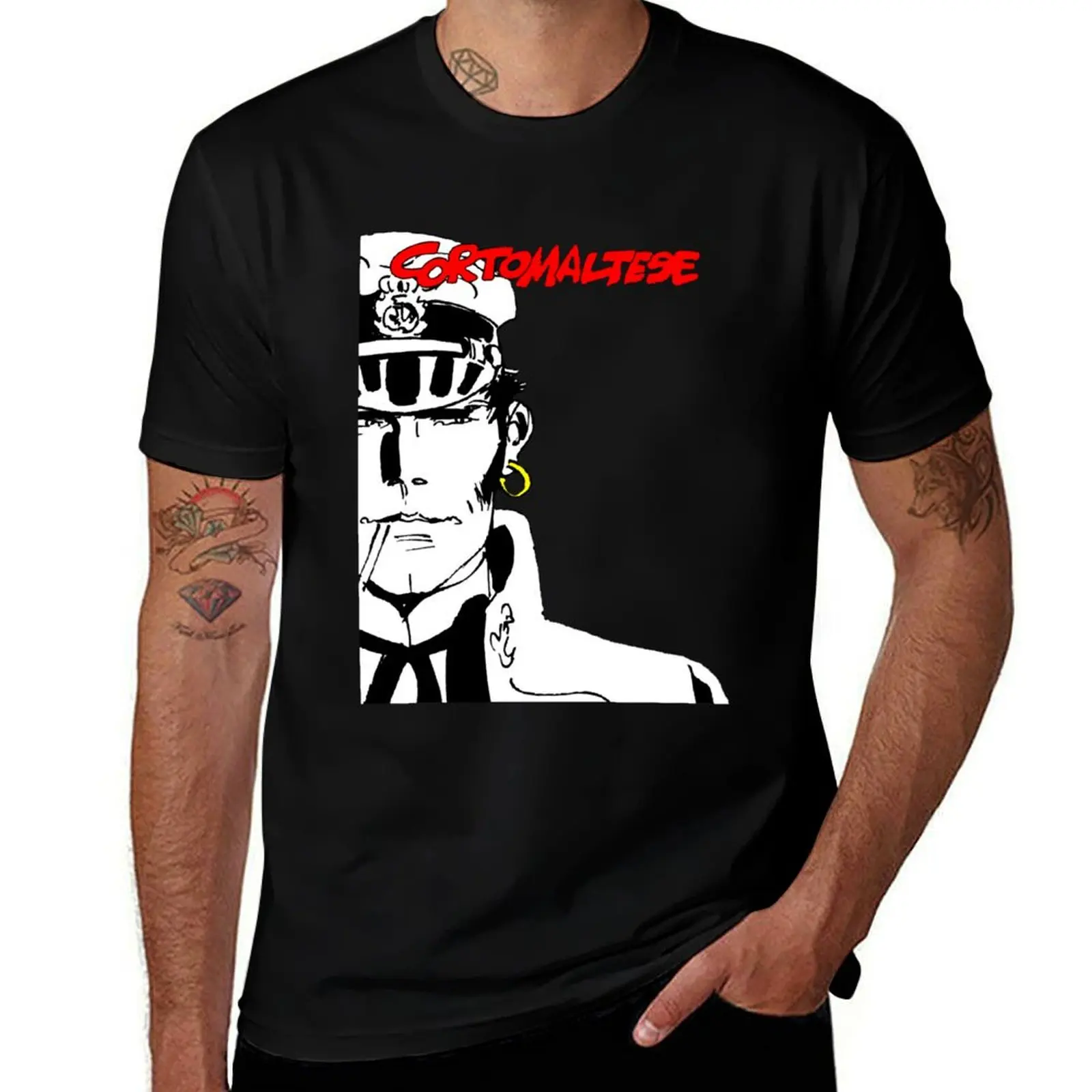 

Corto Maltese - Comics Hero T-Shirt Aesthetic clothing vintage clothes cute tops clothing for men