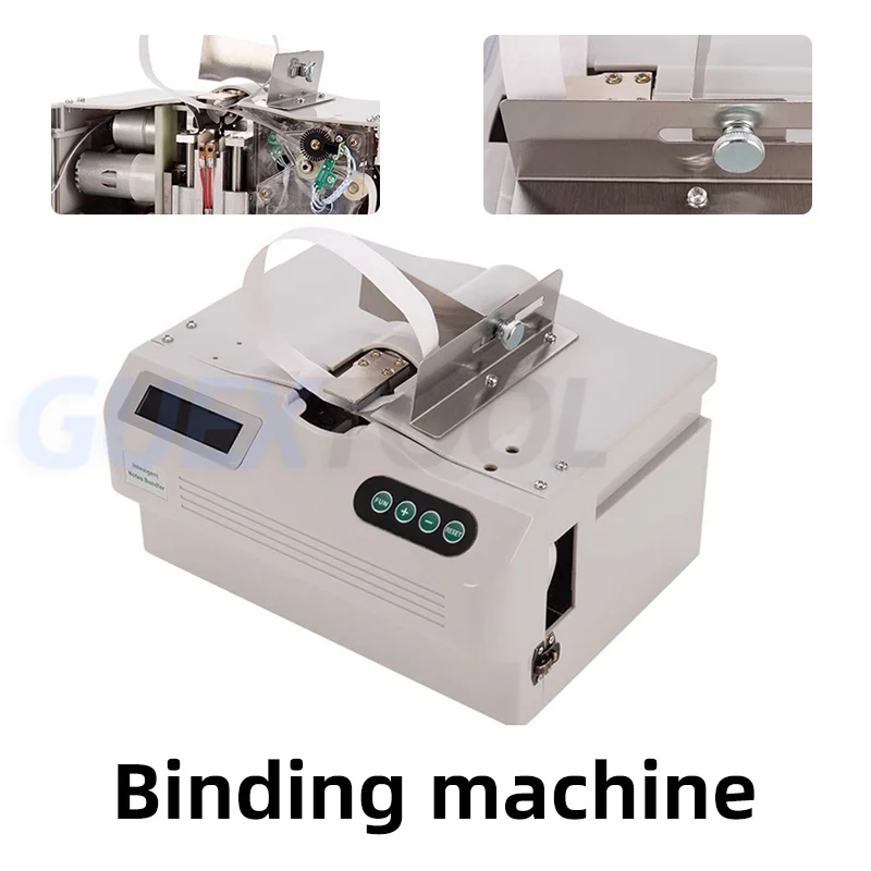 Banknote Bundling Machine Automatic Cash Fast Binding Machine Paper Money Currency Desktop Bundle Machine