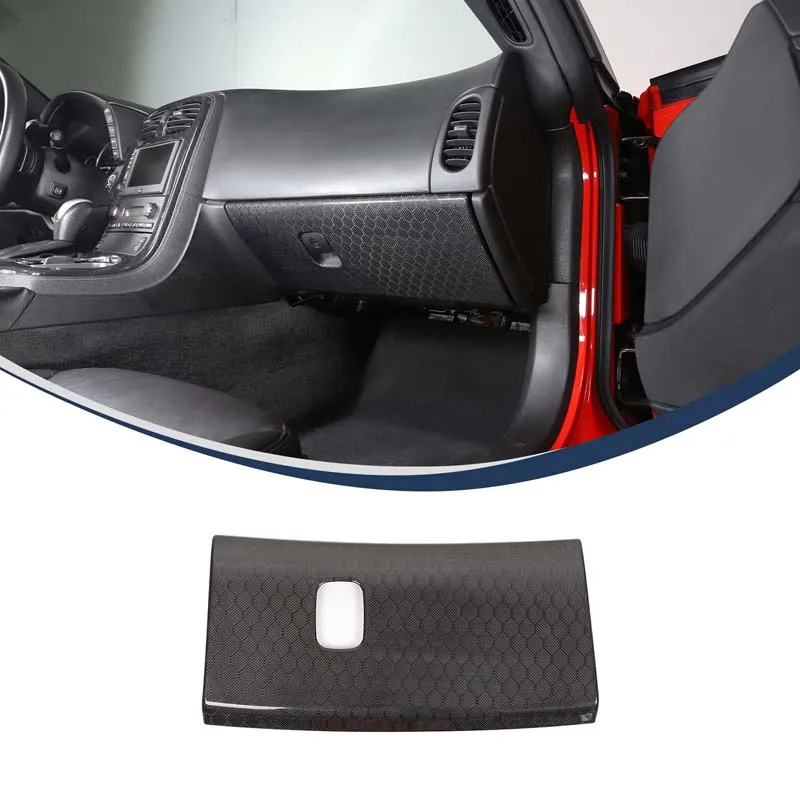 

Для 05-13 Corvette C6 автомобильный перчаточный ящик, крышка сотового углеродного волокна, аксессуары для модификации салона автомобиля