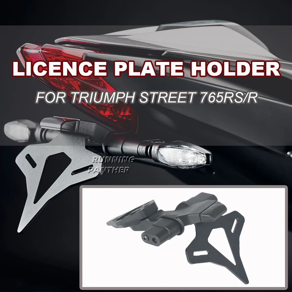 

765R For Street Triple 765RS 765R 765 RS 765 R Motorcycle Rear Short Tail Stock Tidy License Plate Holder Tailstock Bracket Kit