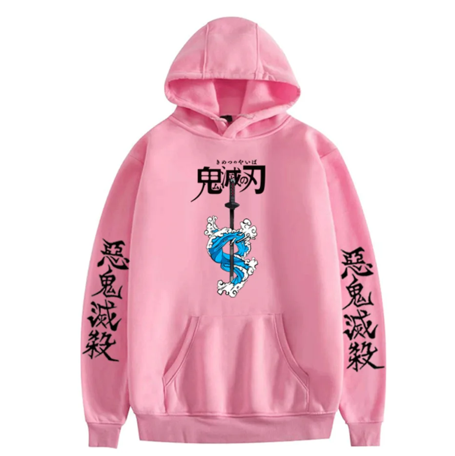 

Ghost Slayer Anime Character Image Hoodie Fashion Printing Craftsmanship Casual Sports Women's Clothing