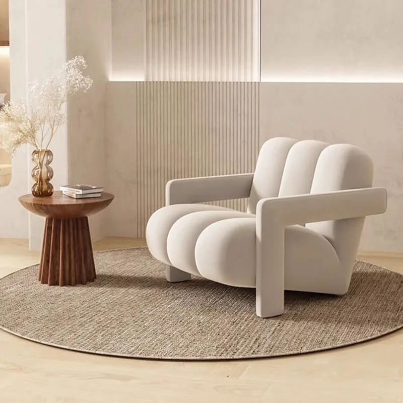 Luxury Tumbonas Living Room Chairs Modern Nordic Sofa Office Chairs Designer Comfortable Miniature Sillon Library Furniture image 3