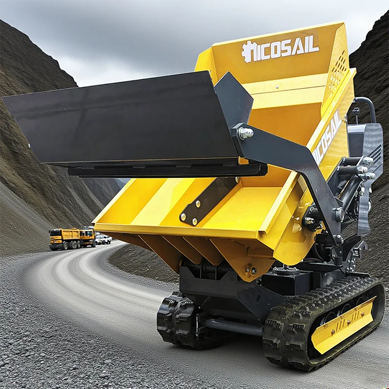 Customized Crawler Small Tipper Truck, Powerful Power Configuration, the Preferred Choice for Multi-industry Operations