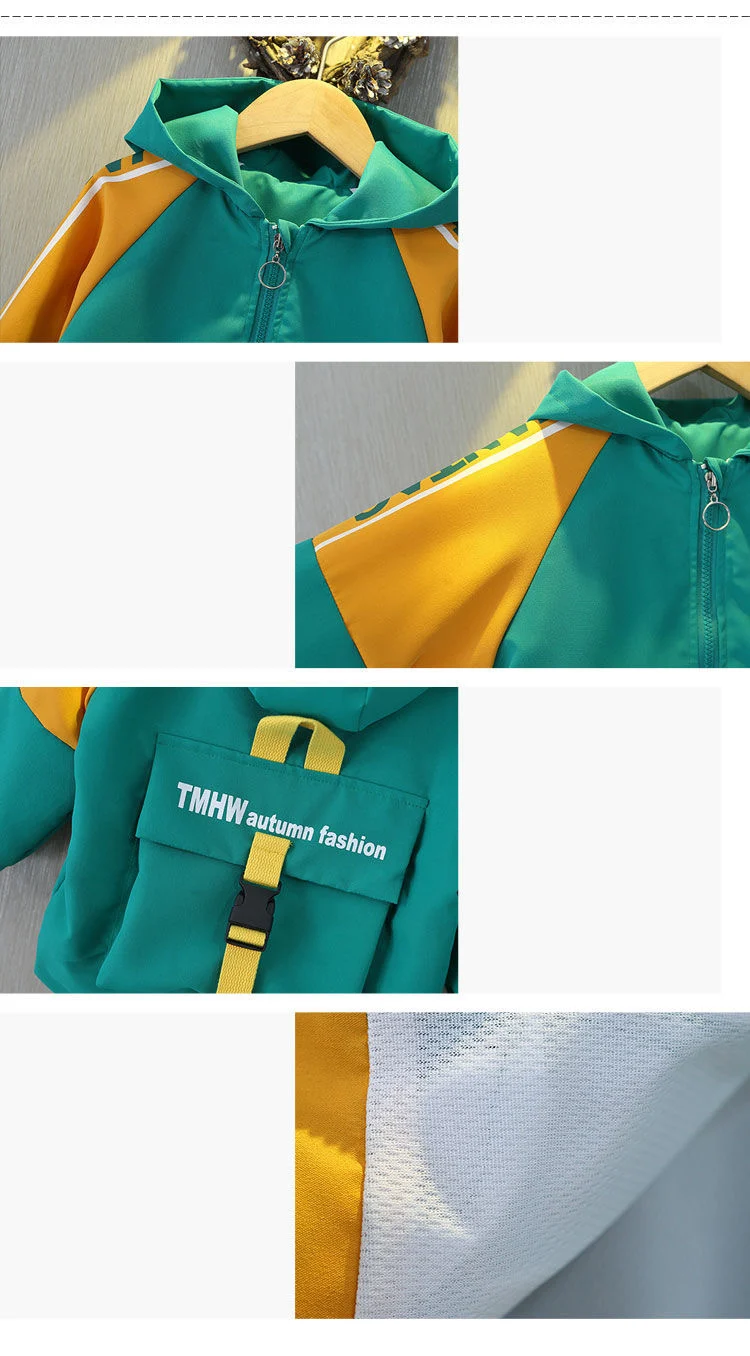 2-12 Jahre Freizeitjacke Baby Jungen Kleidung Neue Mode Frühling Kinder Buchstaben Mantel Für Mädchen Niedlich 2025, Herbst Kinder Oberbekleidung – Detail 7